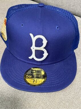 7 5/8 - BROOKLYN Dodgers New Era 59fifty Hat Cap los angeles jackie robinson